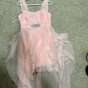 High-Low Chiffon Dress